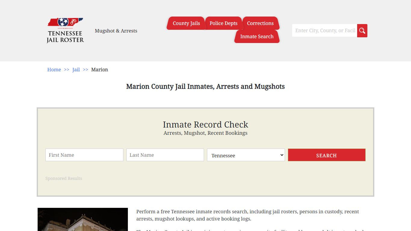 Marion County Jail Inmates, Arrests and Mugshots - Jail Roster Search